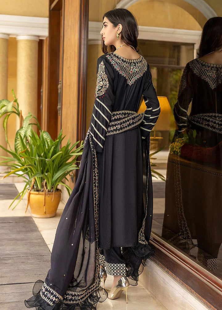 Azure Pret Embroidered Cotton Silk 3 Piece Dress Vintage Jewel VJVG297