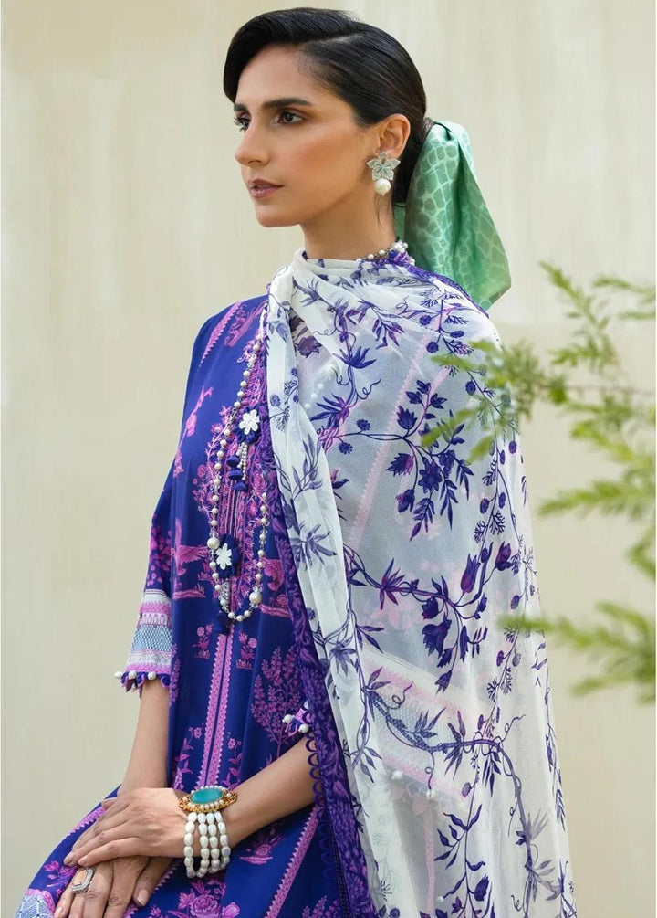 Muzlin By Sana Safinaz Embroidered Lawn Suits Unstitched 3 Piece SS23MZ 14B - Summer Collection