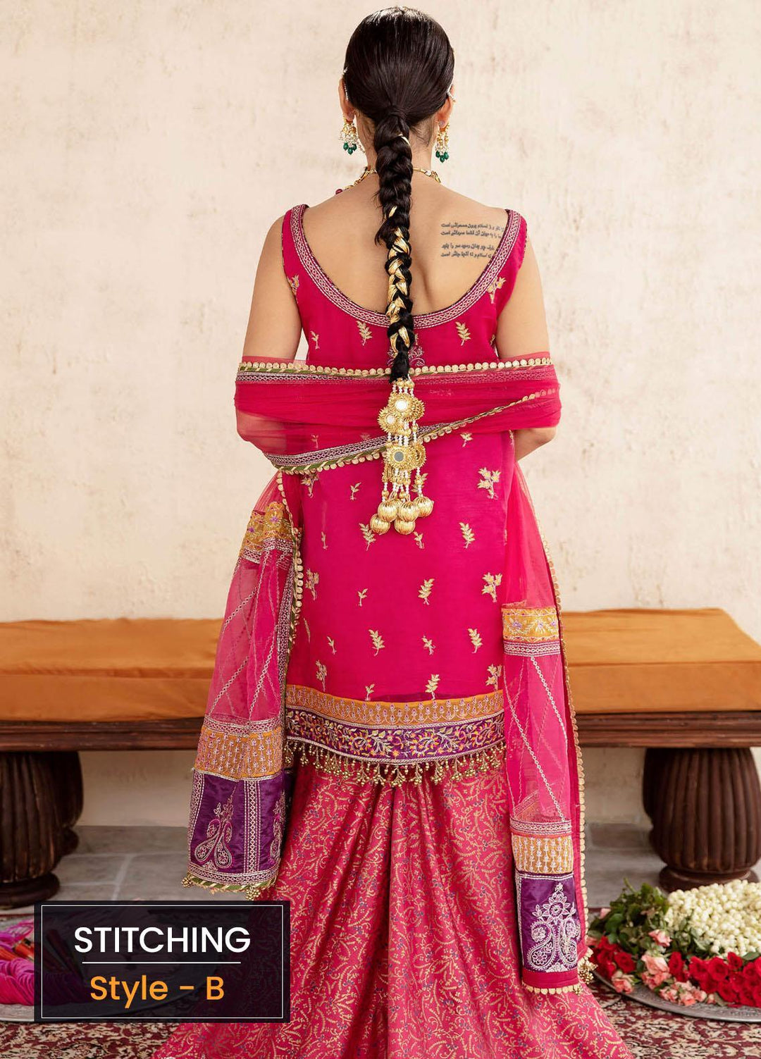 Sakhiyan by Asifa & Nabeel Embroidered Organza Suits Unstitched 3 Piece AN22SSF-04 Vasl - Festive Collection