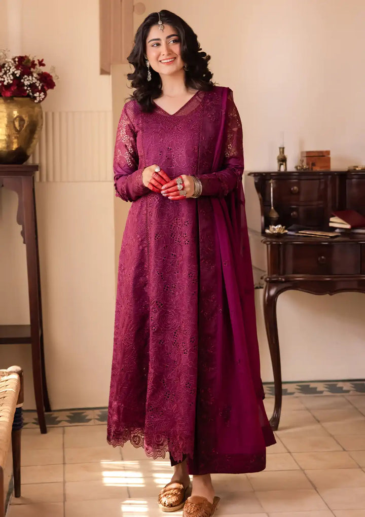 Nani Ka Ghar by Iznik Embroidered Lawn Suits Unstitched 3 Piece IZ24NG NKG-11 Guluband - Luxury Eid Collection