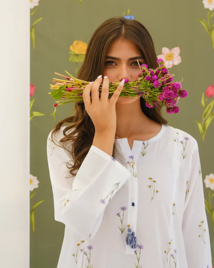 Dhaga Women Pret Printed 2 Piece Lawn Matching Separate FW24DSP0013 - Summer Collection