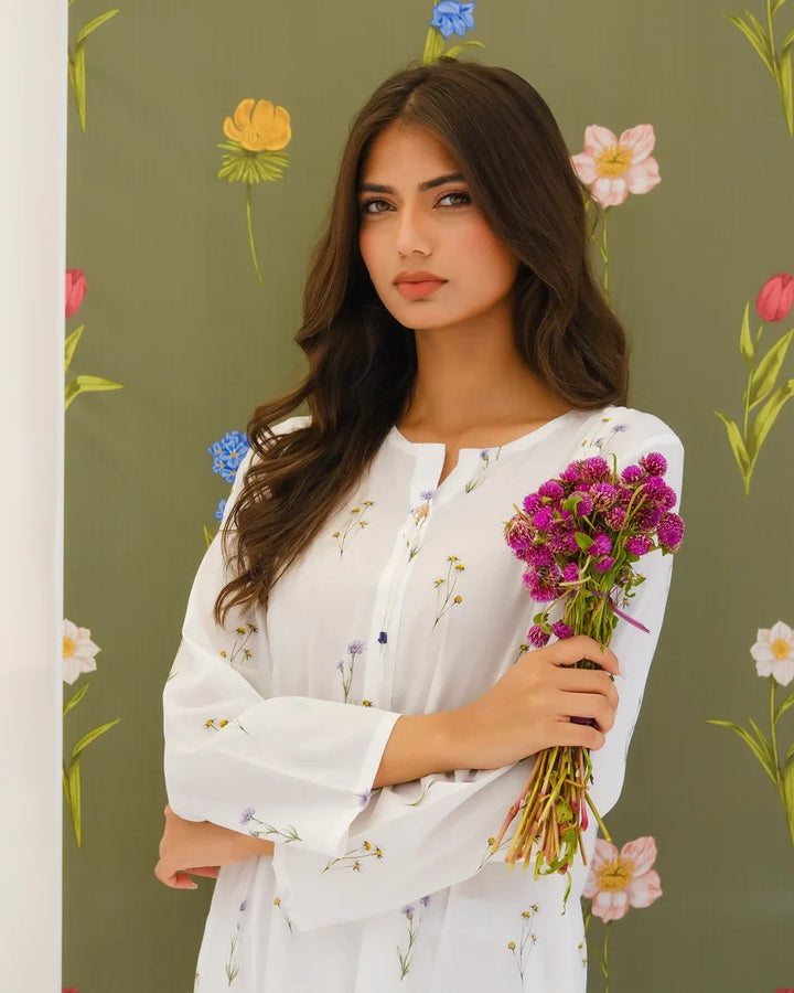 Dhaga Women Pret Printed 2 Piece Lawn Matching Separate FW24DSP0013 - Summer Collection