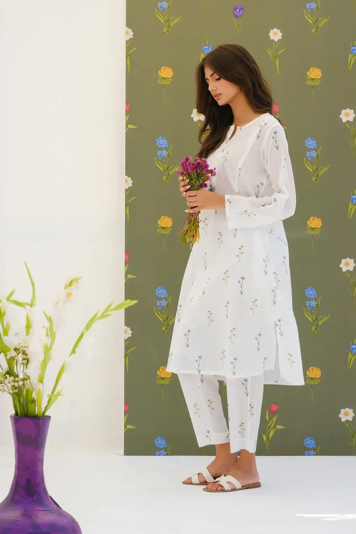 Dhaga Women Pret Printed 2 Piece Lawn Matching Separate FW24DSP0013 - Summer Collection