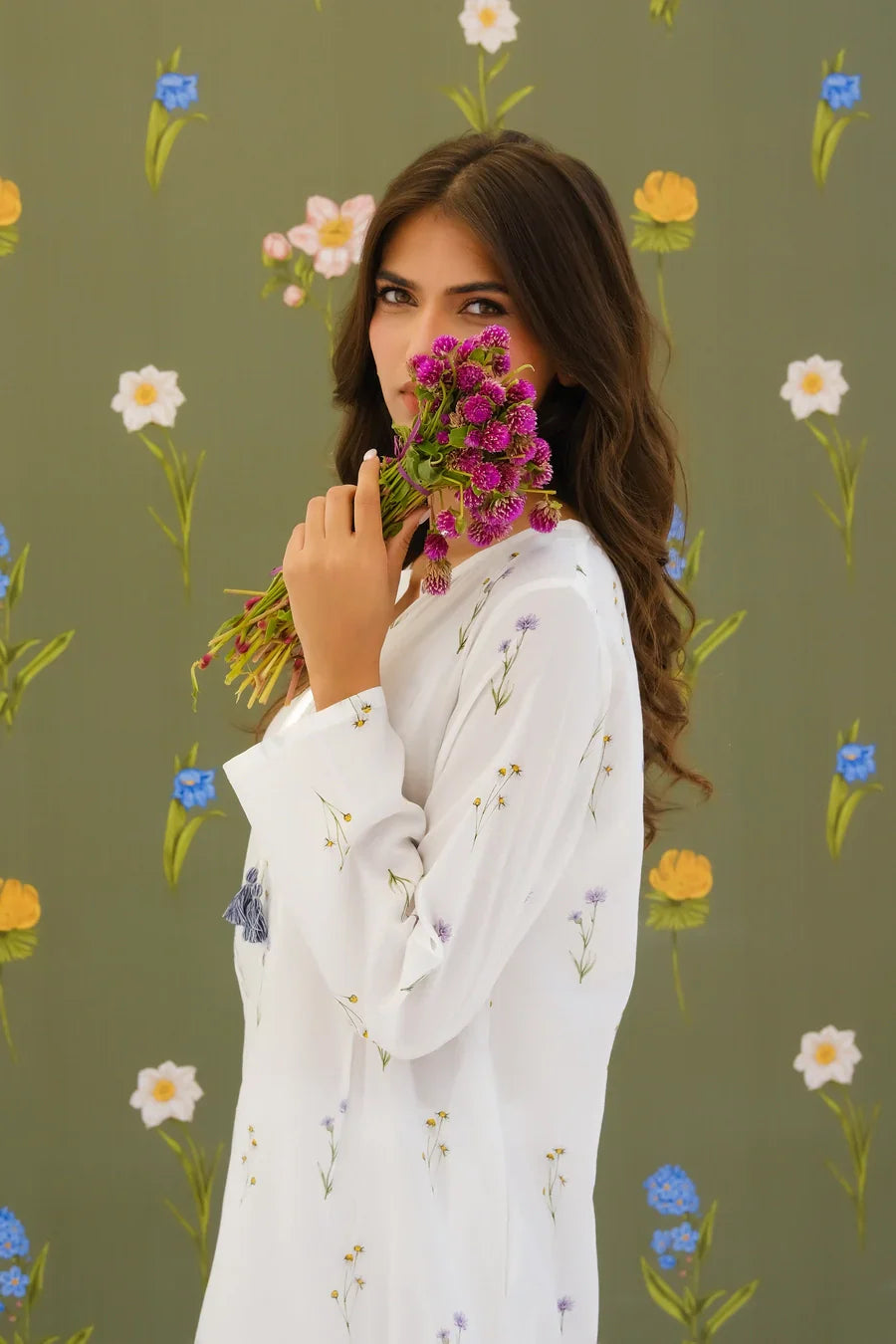 Dhaga Women Pret Printed 2 Piece Lawn Matching Separate FW24DSP0013 - Summer Collection