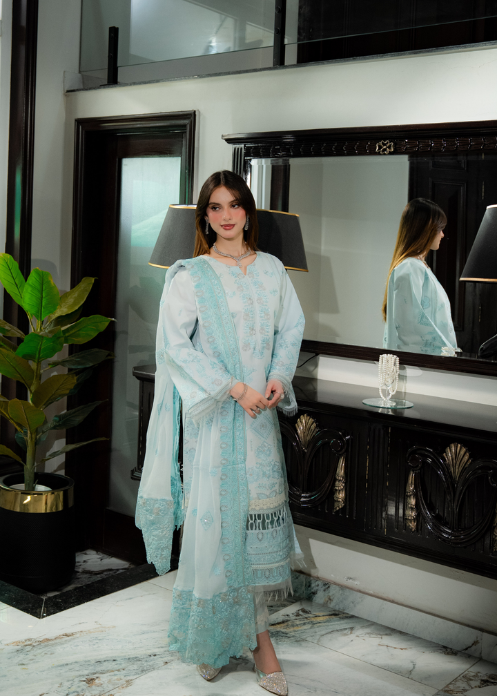 Aria By Meerak RTW Embroidered Lawn 3 Piece Suit Evren Festive Collection