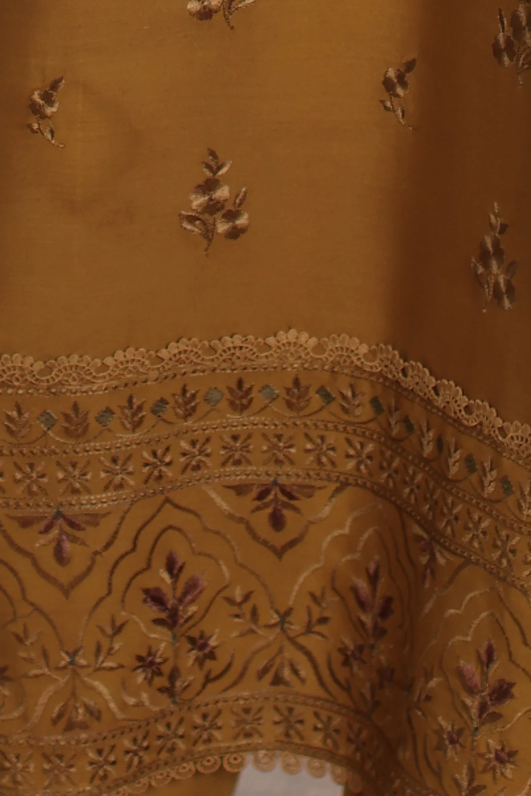 Noor by Saadia Asad Unstitched Embroidered Linen 3 Piece Suit SA26UNL D4 B - Winter Collection
