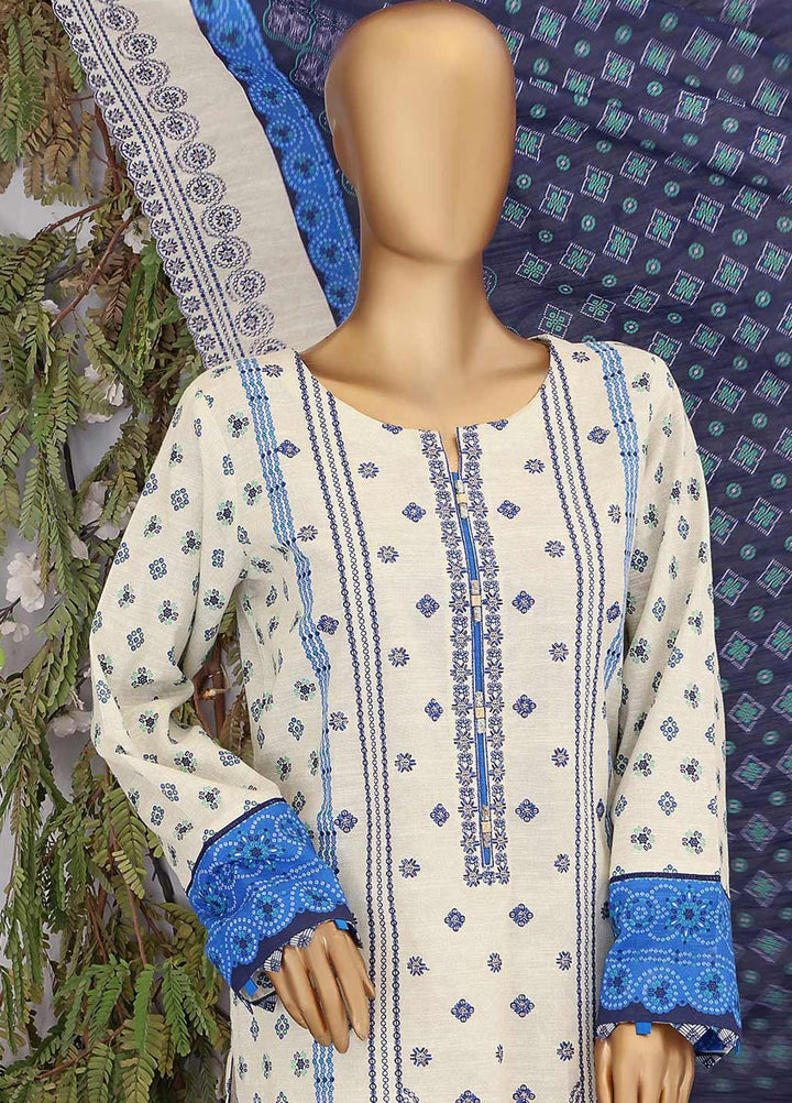 HZ Textiles Embroidered Khaddar Suits Unstitched 3 Piece HZ22PK-V3 PKE-2256 - Winter Collection