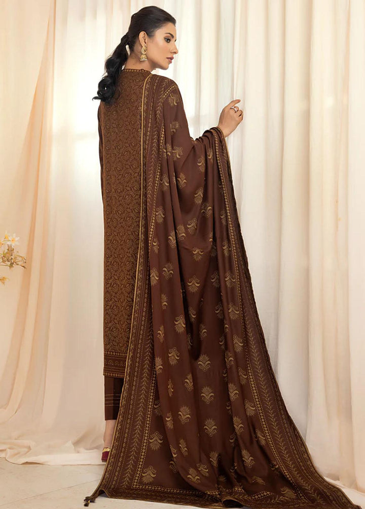 Lakhany Printed Cashmere Wool Suits Unstitched 3 Piece LSM22CV CVC-1004-B - Winter Collection