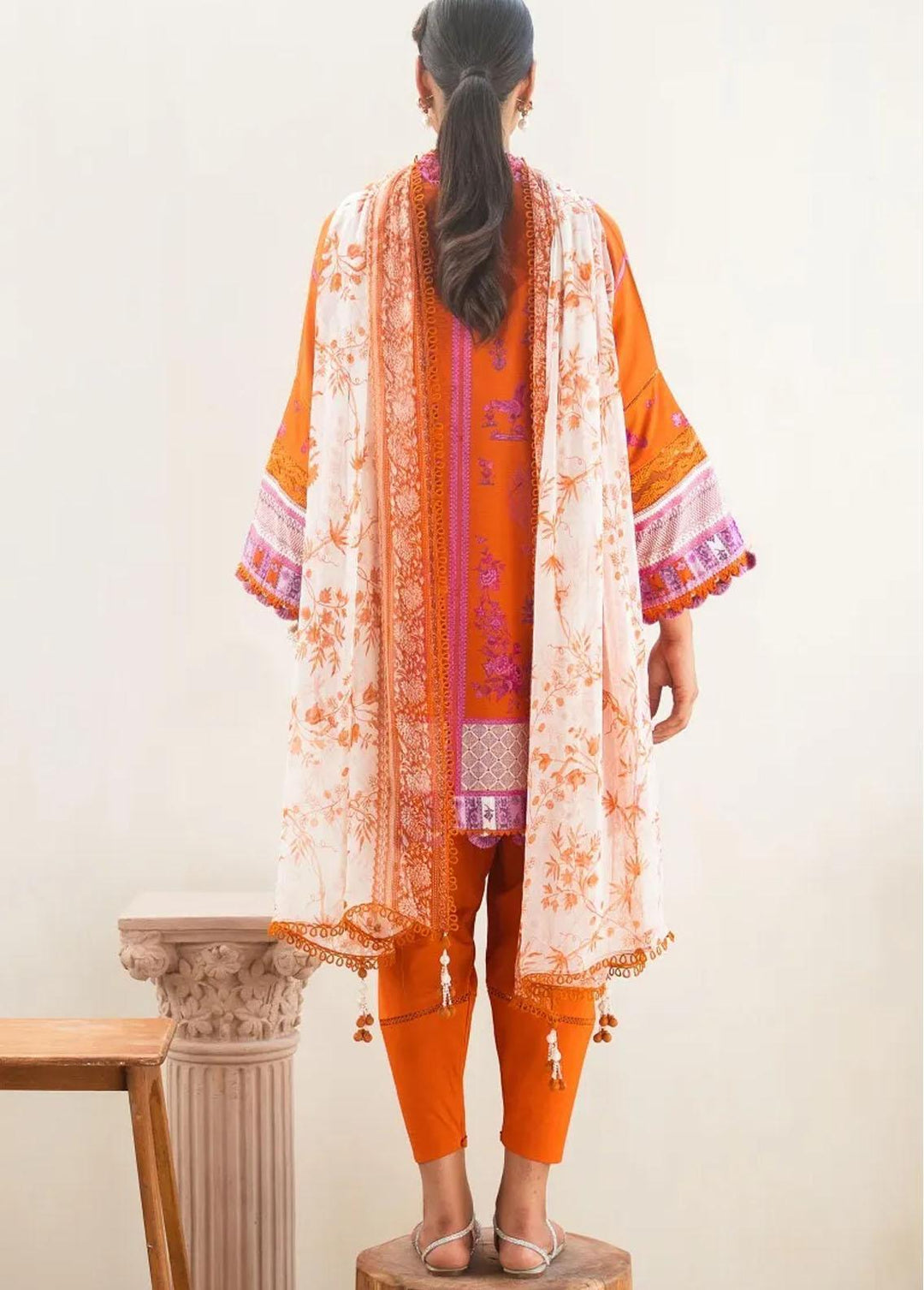 Muzlin By Sana Safinaz Embroidered Lawn Suits Unstitched 3 Piece SS23MZ 14A - Summer Collection