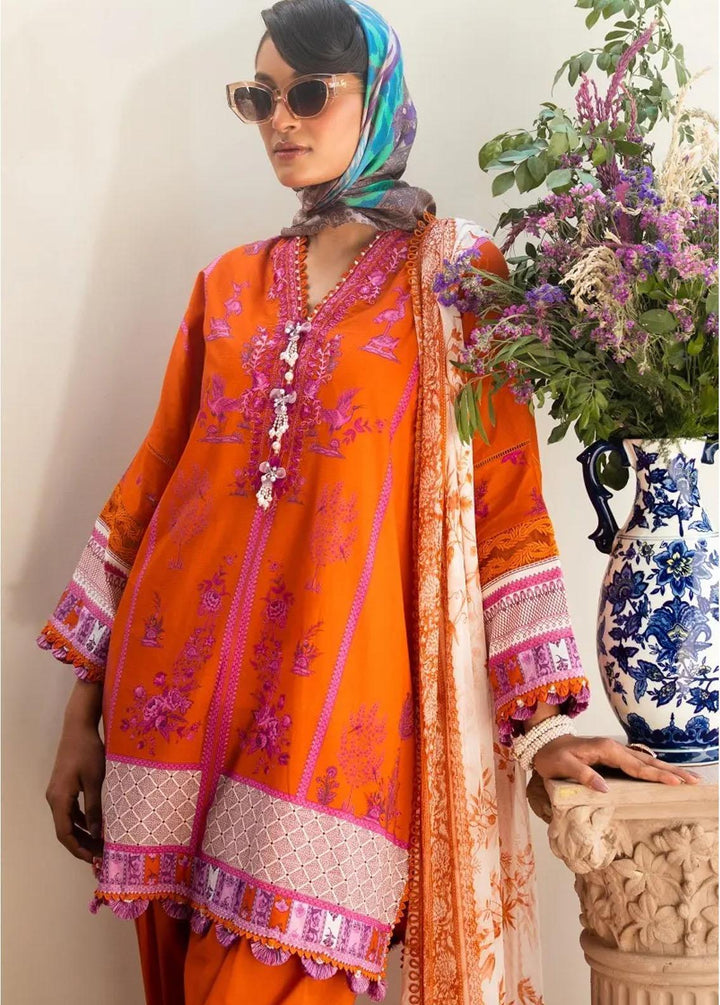 Muzlin By Sana Safinaz Embroidered Lawn Suits Unstitched 3 Piece SS23MZ 14A - Summer Collection