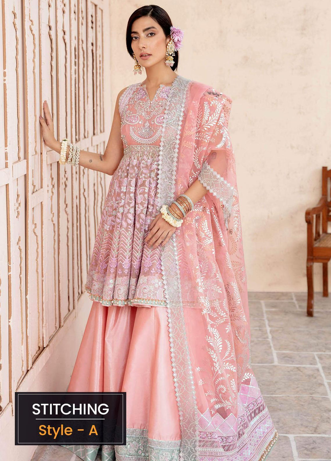 Sakhiyan by Asifa & Nabeel Embroidered Missouri Suits Unstitched 3 Piece AN22SSF-03 Afreen - Festive Collection