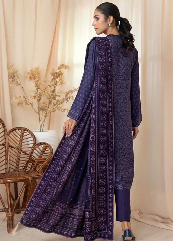 Lakhany Printed Cashmere Wool Suits Unstitched 3 Piece LSM22CV CVC-1004-A - Winter Collection