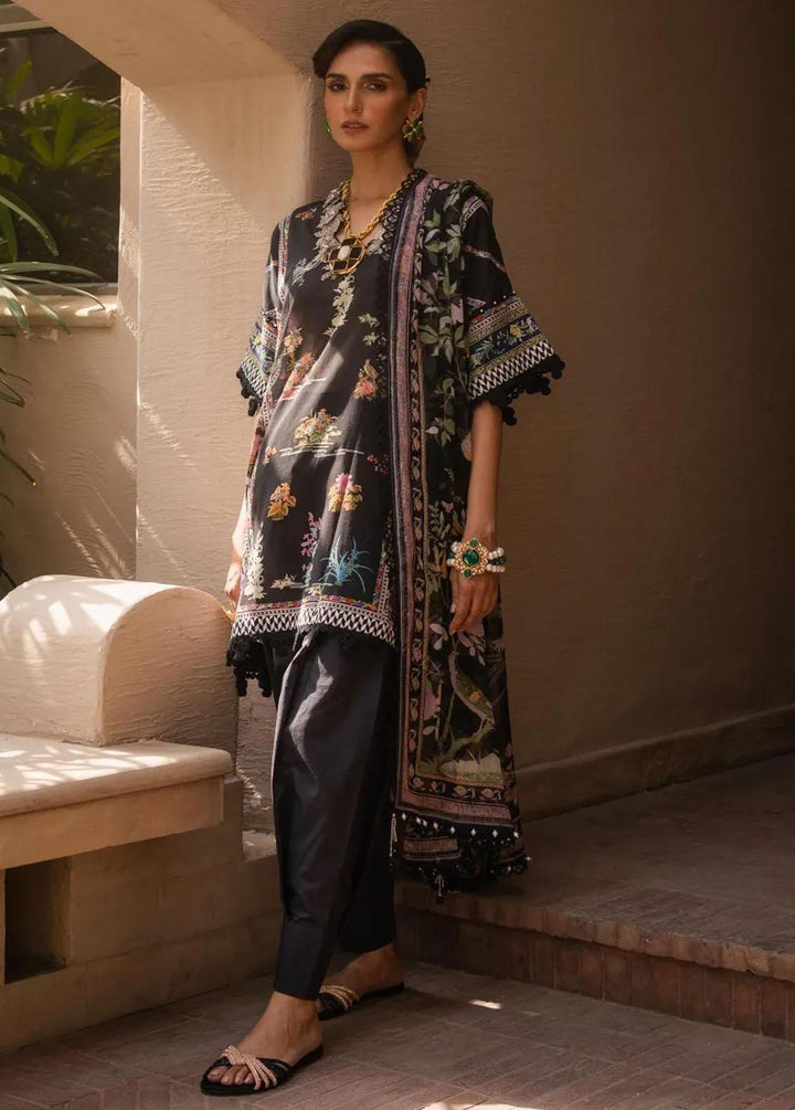 Muzlin By Sana Safinaz Embroidered Lawn Suits Unstitched 3 Piece SS23MZ 13B - Summer Collection