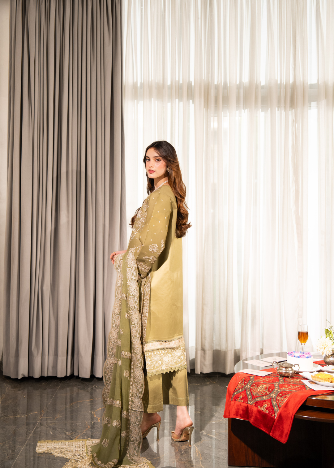 Aria By Meerak RTW Embroidered Lawn 3 Piece Suit Ayaal Festive Collection