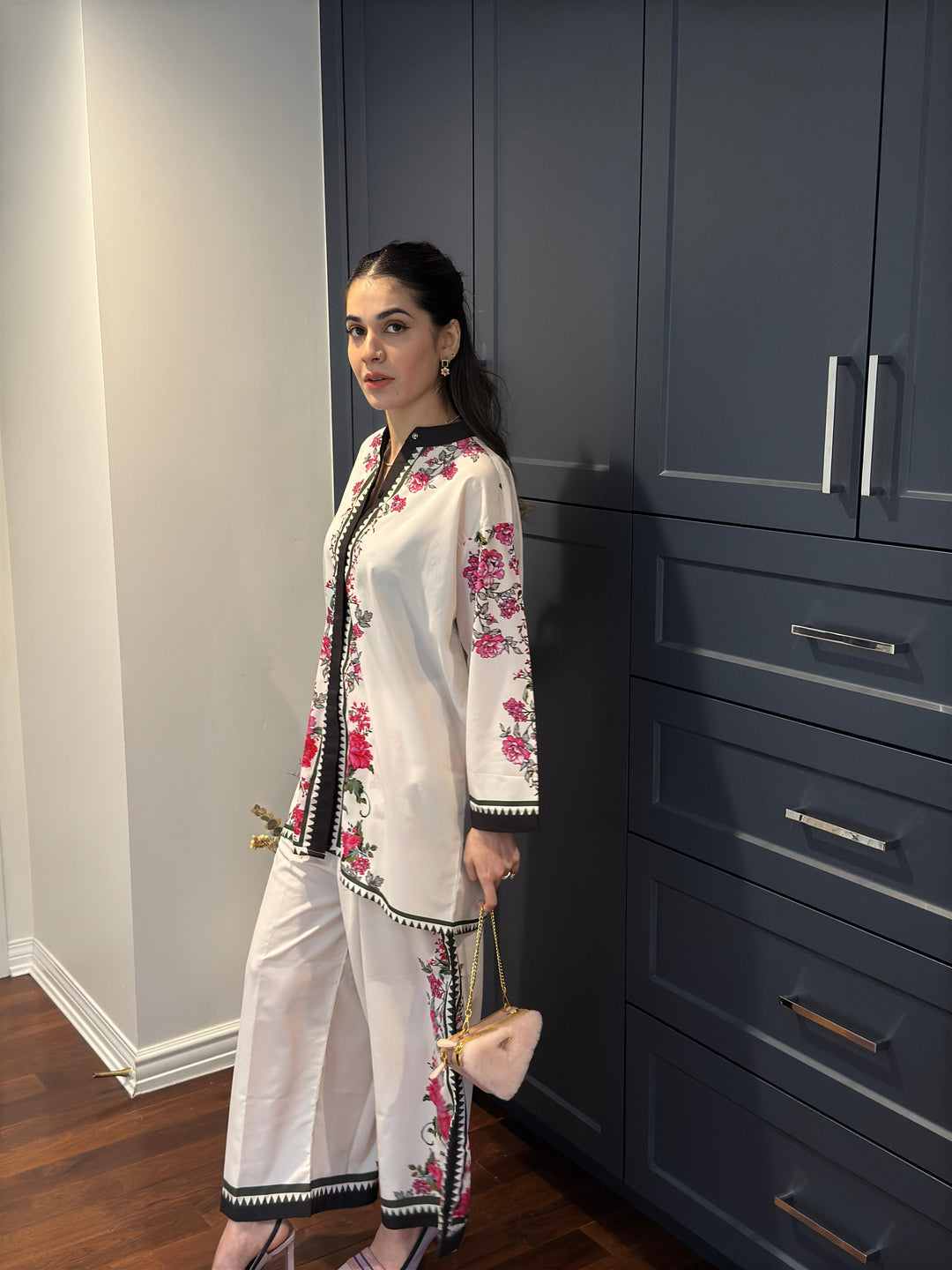 Dhaga Women Pret Printed 2 Piece Soft Crepe Florse SS24DSP - Summer Collection