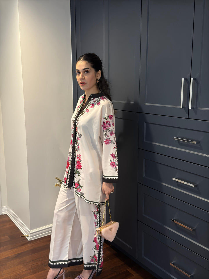 Dhaga Women Pret Printed 2 Piece Soft Crepe Florse SS24DSP - Summer Collection