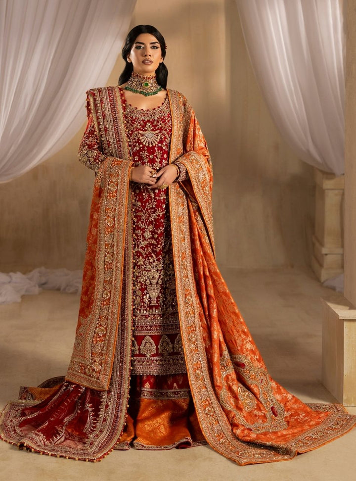 Tehwaar by Anayra Amal RTW Embroidered Net 4 Piece Suit Dilkash Wedding Collection