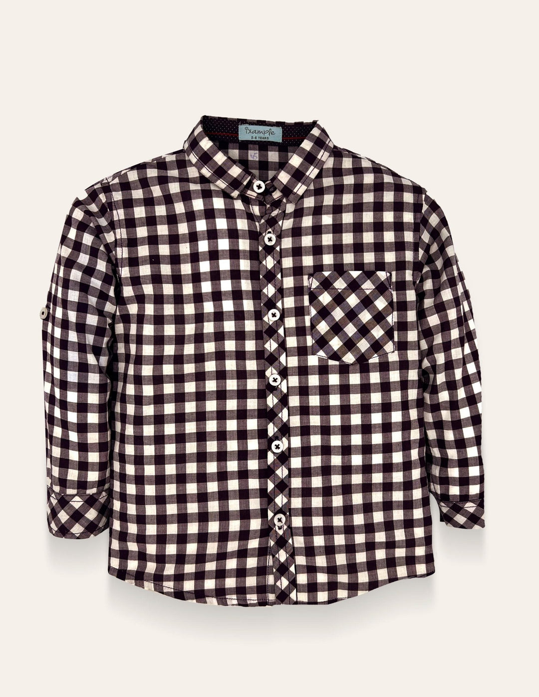 Ixample Pret Solid Cotton 1 Piece Boys Shirt