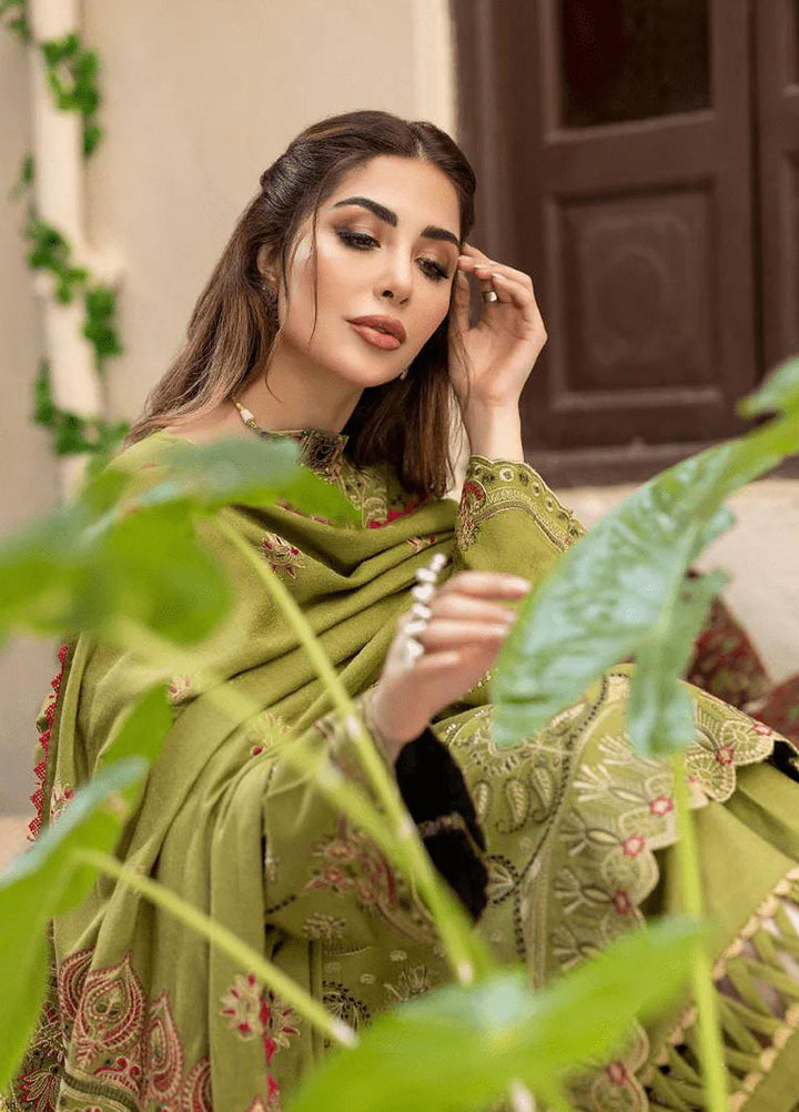 Laadli by Humdum Embroidered Woolen Suits Unstitched 3 Piece HD22L D-05 - Winter Collection