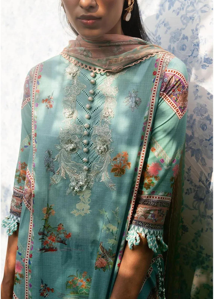 Muzlin By Sana Safinaz Embroidered Lawn Suits Unstitched 3 Piece SS23MZ 13A - Summer Collection