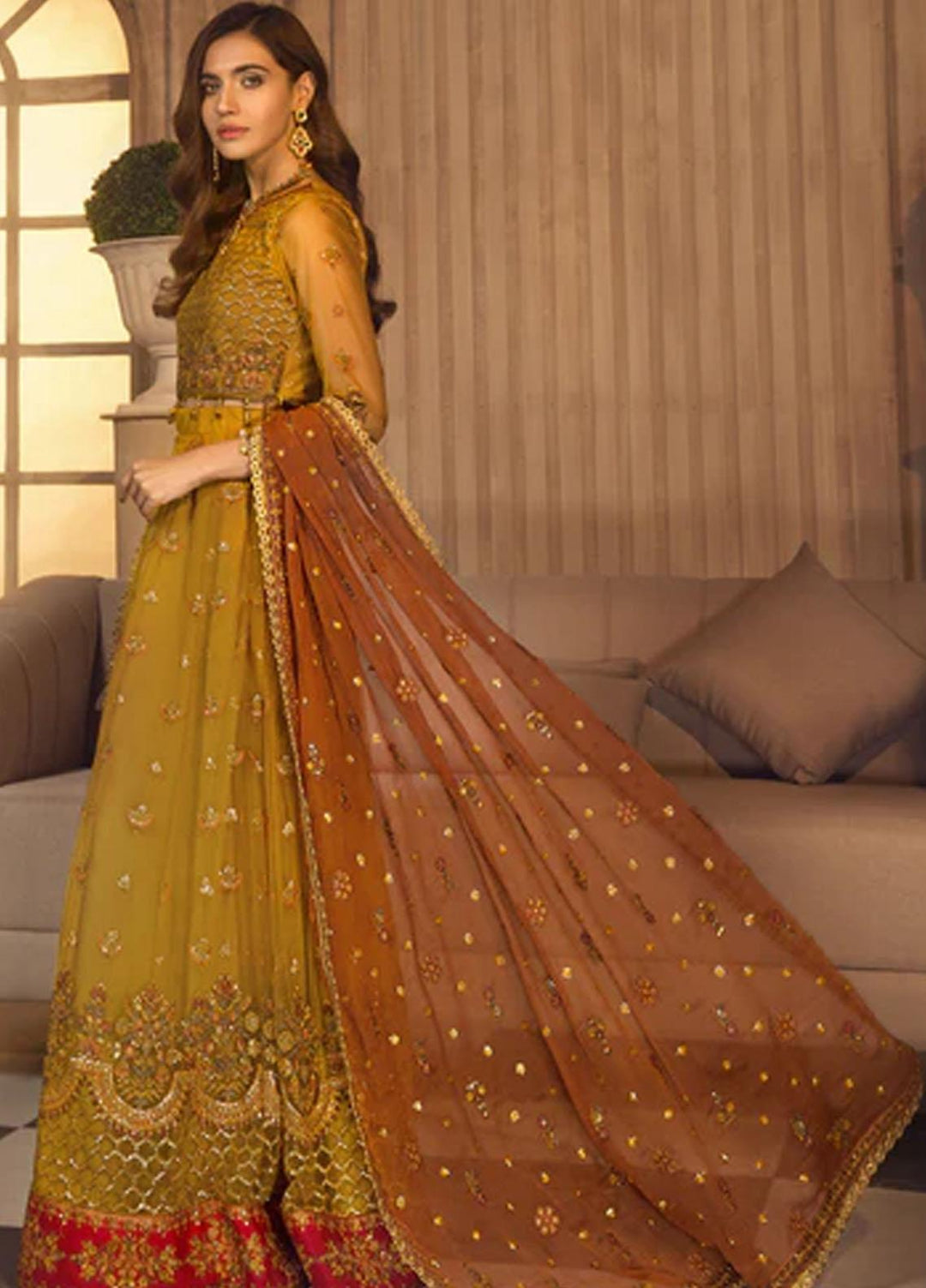 Noor-e-Rang By Zarif Embroidered  Suits Unstitched 3 Piece ZF 02 NAGHMA - Luxury Collection