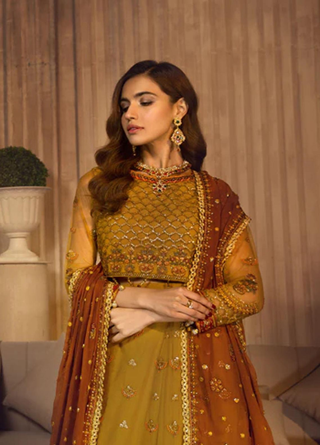 Noor-e-Rang By Zarif Embroidered  Suits Unstitched 3 Piece ZF 02 NAGHMA - Luxury Collection