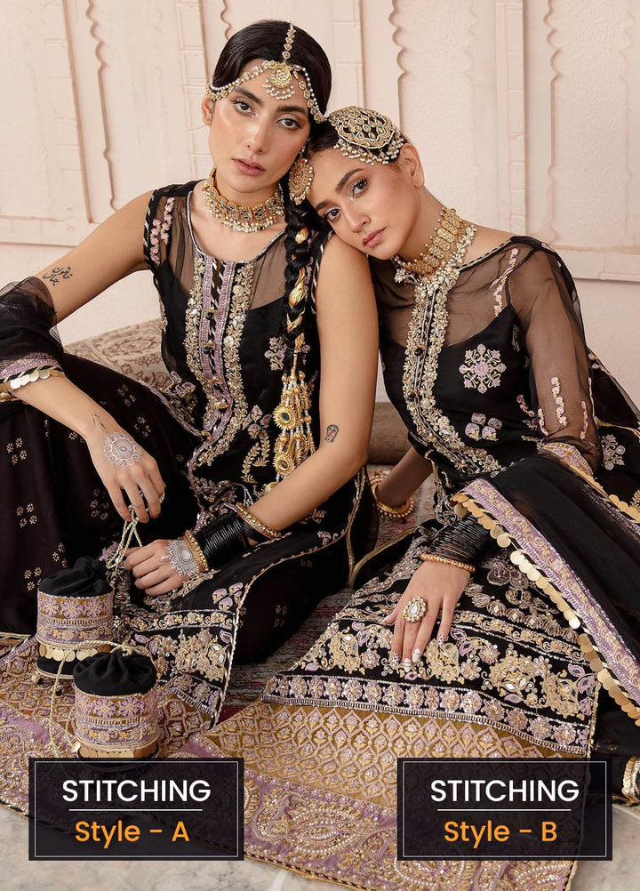 Sakhiyan by Asifa & Nabeel Embroidered Organza Suits Unstitched 3 Piece AN22SSF-01 Musavir - Festive Collection