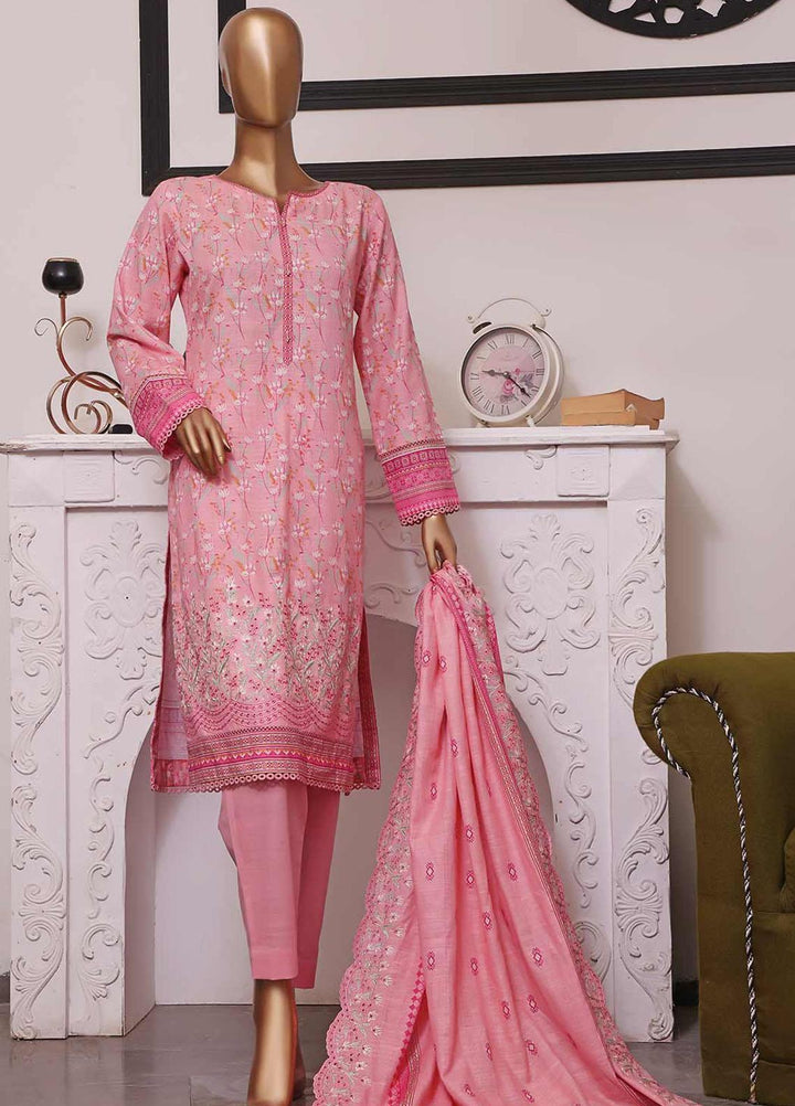 HZ Textiles Embroidered Khaddar Suits Unstitched 3 Piece HZ22PK-V3 PKE-2257 - Winter Collection