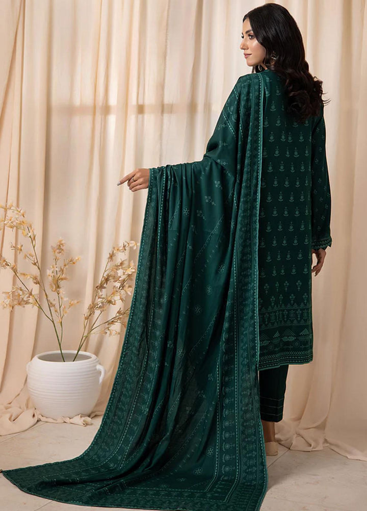 Lakhany Printed Cashmere Wool Suits Unstitched 3 Piece LSM22CV CVC-1003-B - Winter Collection