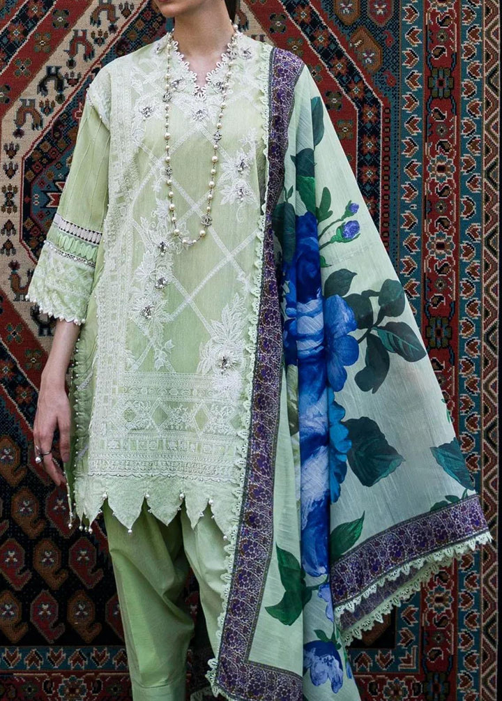 Muzlin By Sana Safinaz Embroidered Chambray Suits Unstitched 3 Piece SS23MZ 12B - Summer Collection
