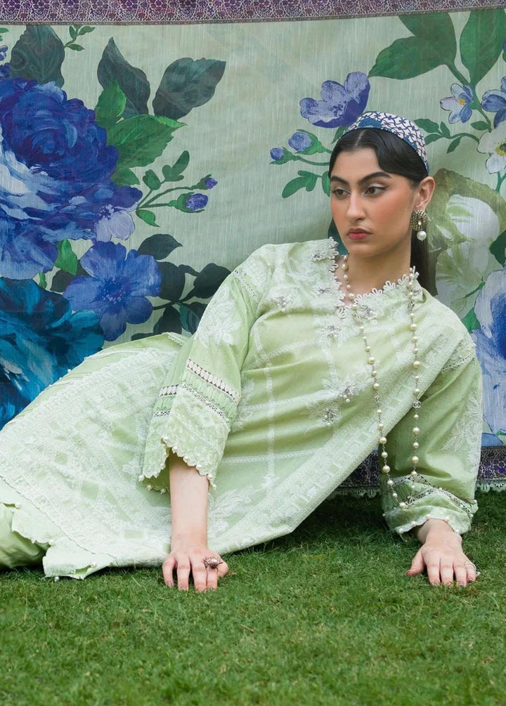 Muzlin By Sana Safinaz Embroidered Chambray Suits Unstitched 3 Piece SS23MZ 12B - Summer Collection