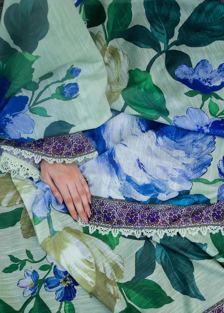 Muzlin By Sana Safinaz Embroidered Chambray Suits Unstitched 3 Piece SS23MZ 12B - Summer Collection