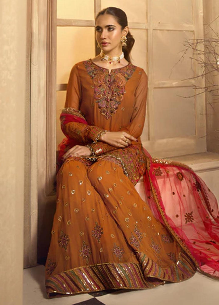 Noor-e-Rang By Zarif Embroidered  Suits Unstitched 3 Piece ZF 06 BAHAAR - Luxury Collection
