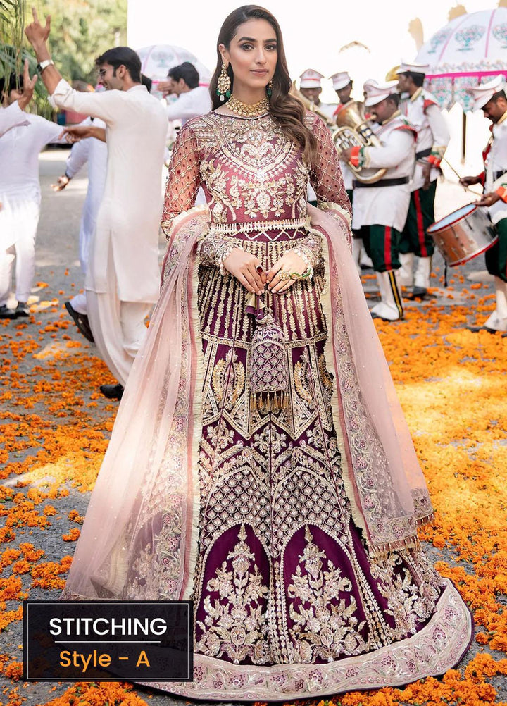 Veer Di Wedding by Elaf Embroidered  Suits Unstitched 3 Piece EF22VW EVW 06 - Bridal Collection
