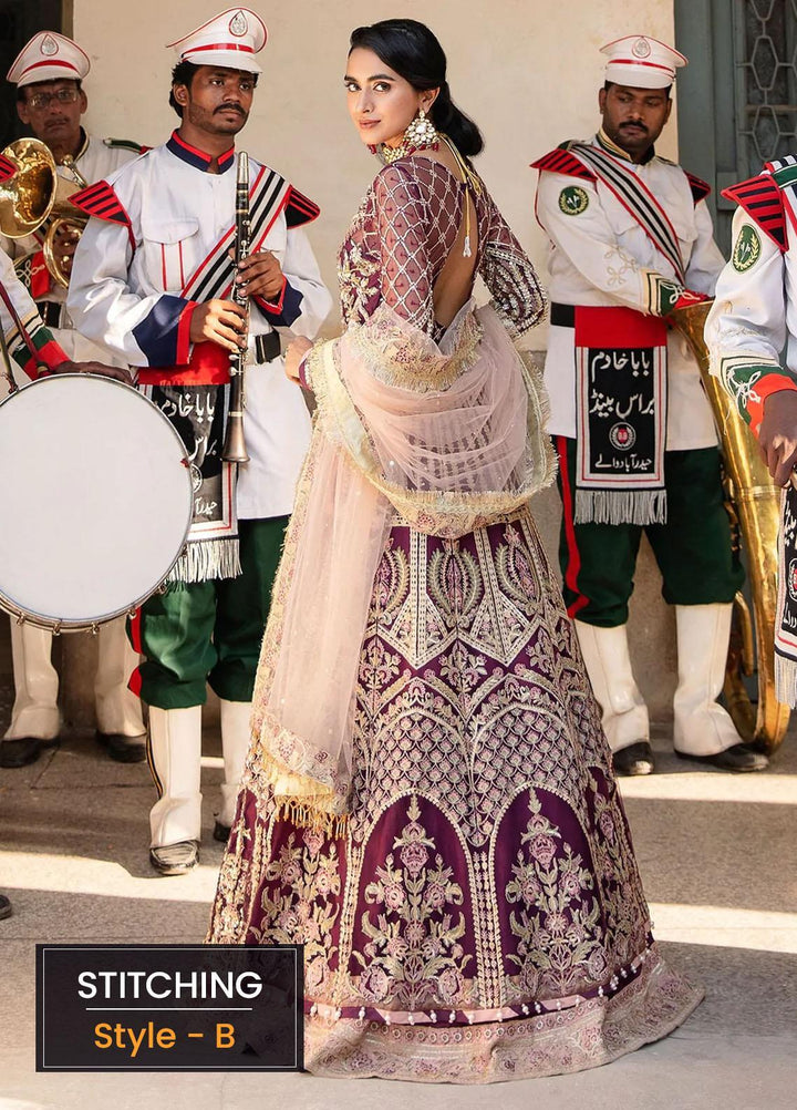 Veer Di Wedding by Elaf Embroidered  Suits Unstitched 3 Piece EF22VW EVW 06 - Bridal Collection