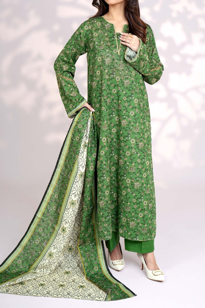 Narmin by Narkin's Unstitched Printed Khaddar 3 Piece Suit NN26UK NUWKDP-3158 - Casual Collection