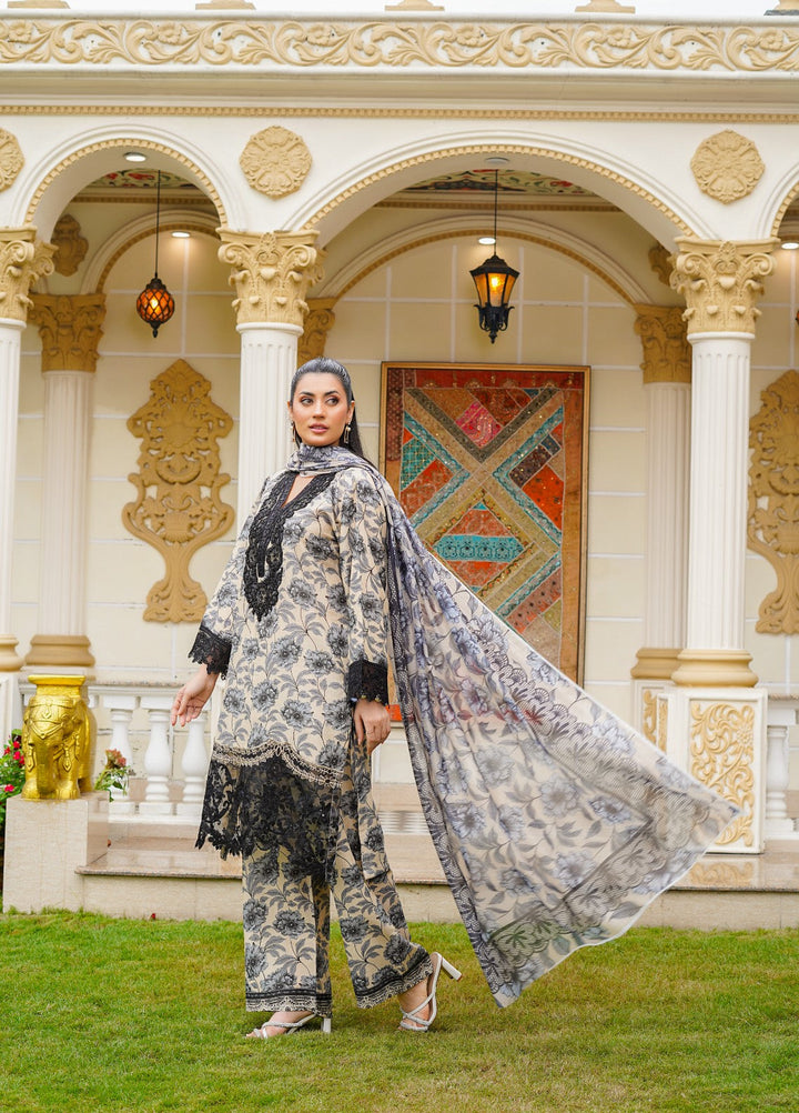 Rang E Gulposh Pret Embroidered Lawn 3 Piece Suit RNG-1203