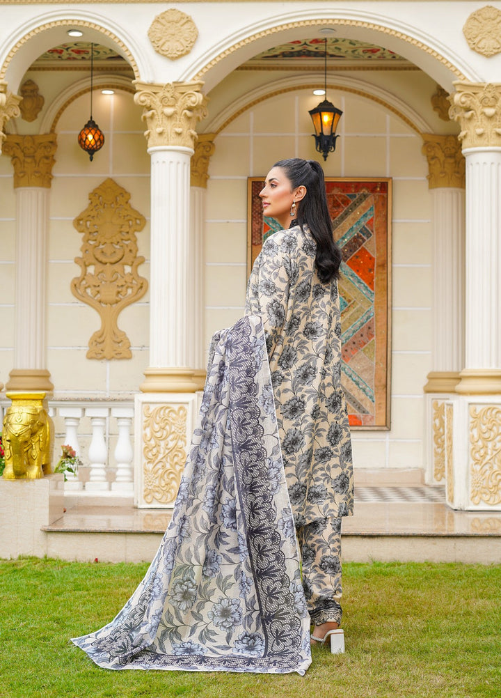 Rang E Gulposh Pret Embroidered Lawn 3 Piece Suit RNG-1203