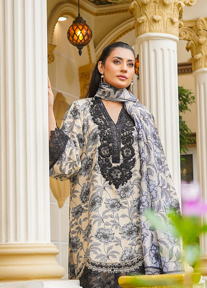 Rang E Gulposh Pret Embroidered Lawn 3 Piece Suit RNG-1203