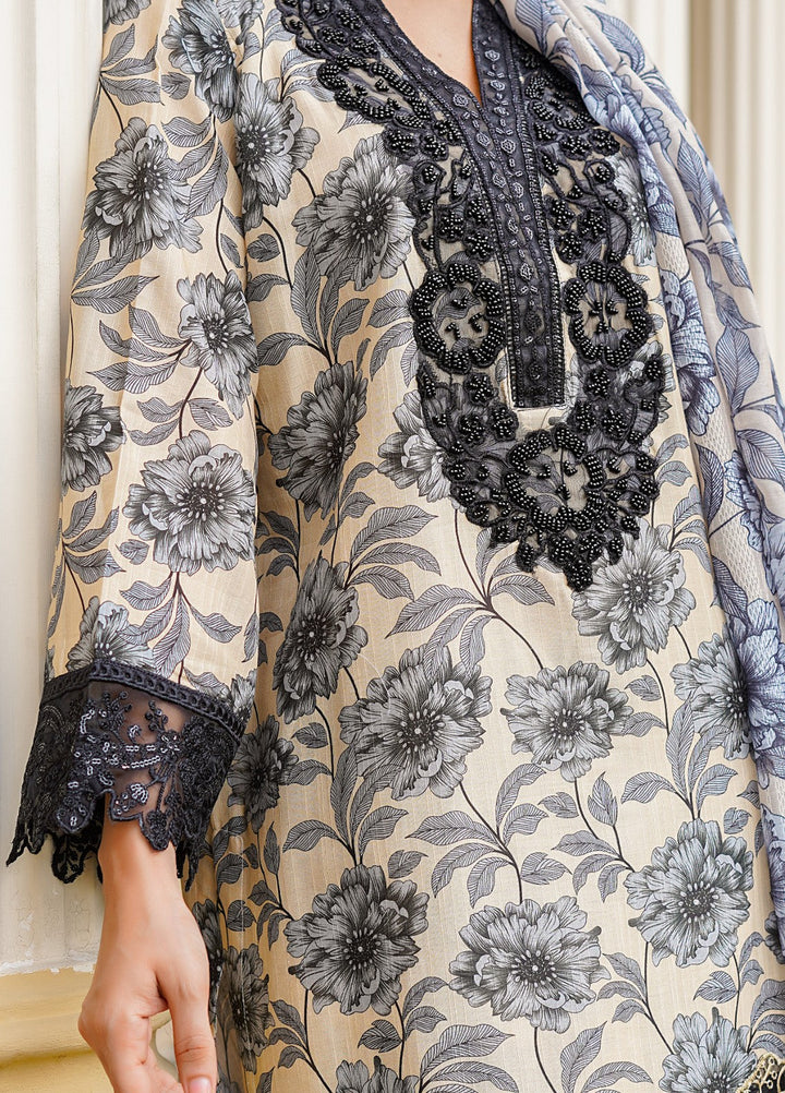 Rang E Gulposh Pret Embroidered Lawn 3 Piece Suit RNG-1203