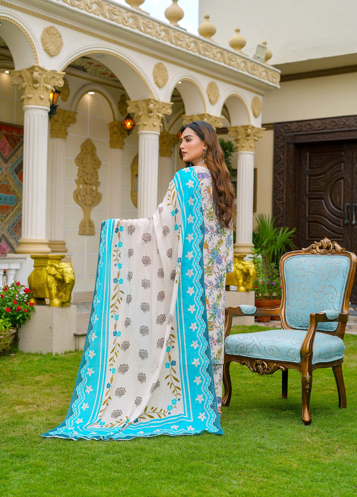 Rang E Gulposh Pret Embroidered Lawn 3 Piece Suit RNG-1205