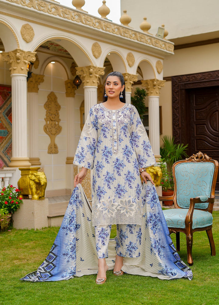 Rang E Gulposh Pret Printed Lawn 3 Piece Suit RNG-1206