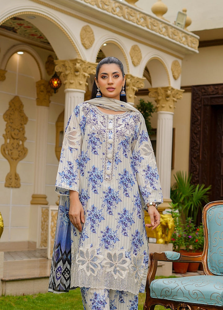 Rang E Gulposh Pret Printed Lawn 3 Piece Suit RNG-1206
