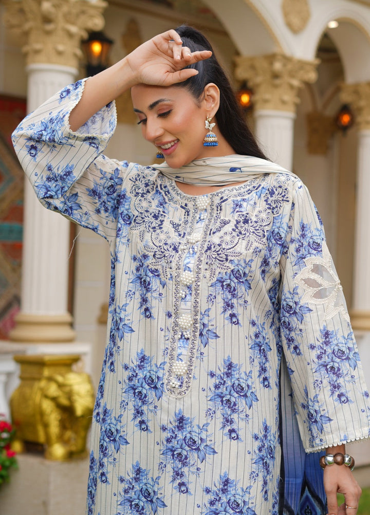 Rang E Gulposh Pret Printed Lawn 3 Piece Suit RNG-1206