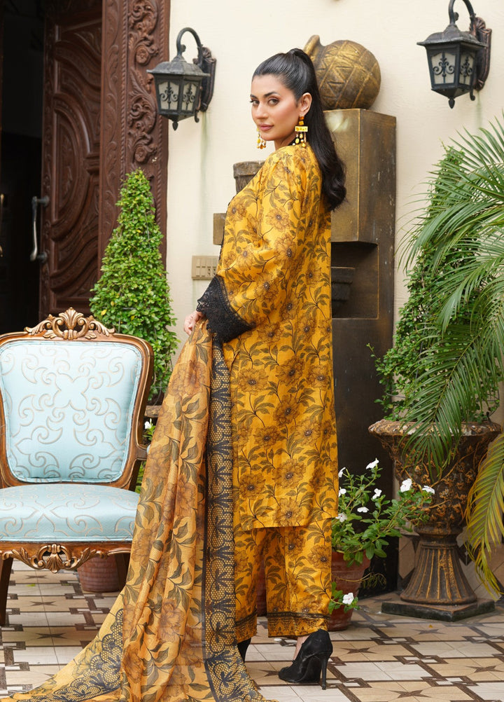 Rang E Gulposh Pret Embroidered Lawn 3 Piece Suit RNG-1207