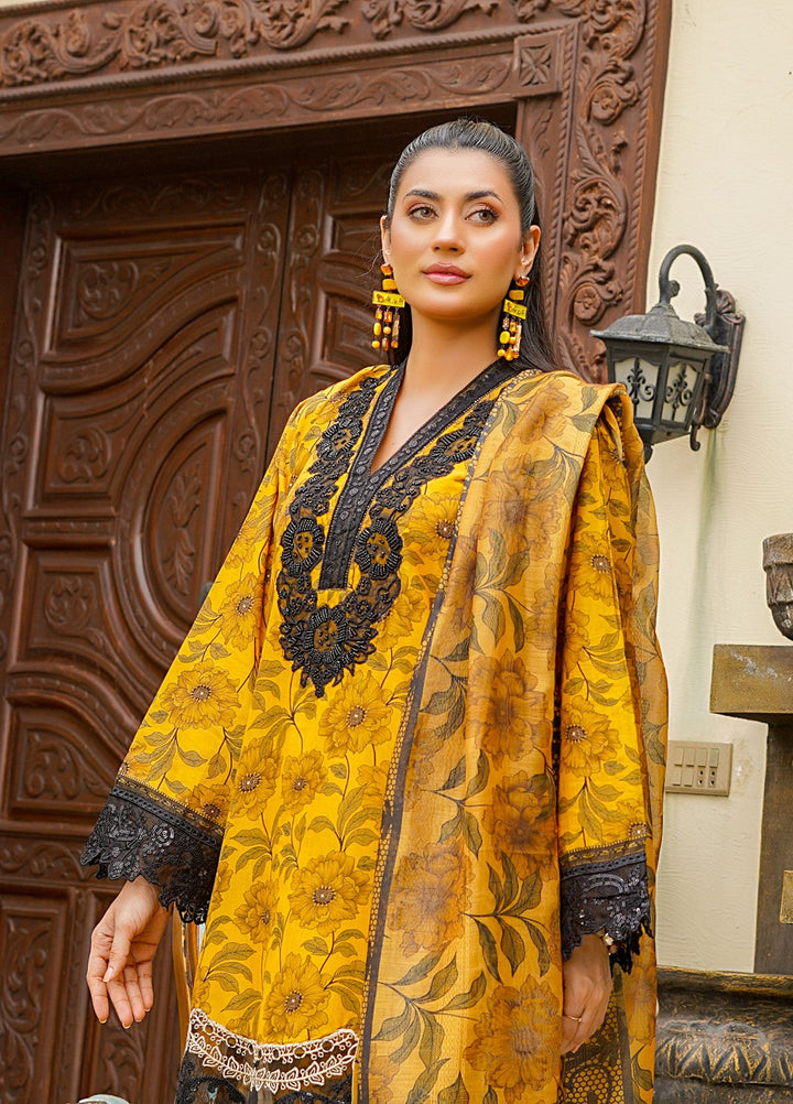 Rang E Gulposh Pret Embroidered Lawn 3 Piece Suit RNG-1207