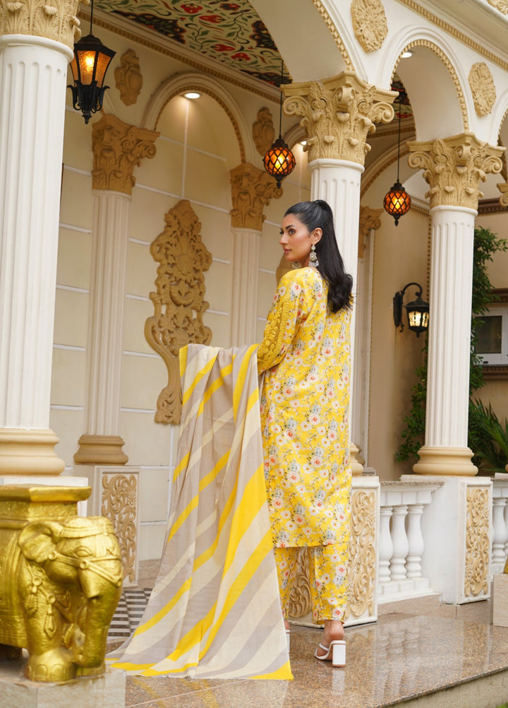 Rang E Gulposh Pret Embroidered Lawn 3 Piece Suit RNG-1209