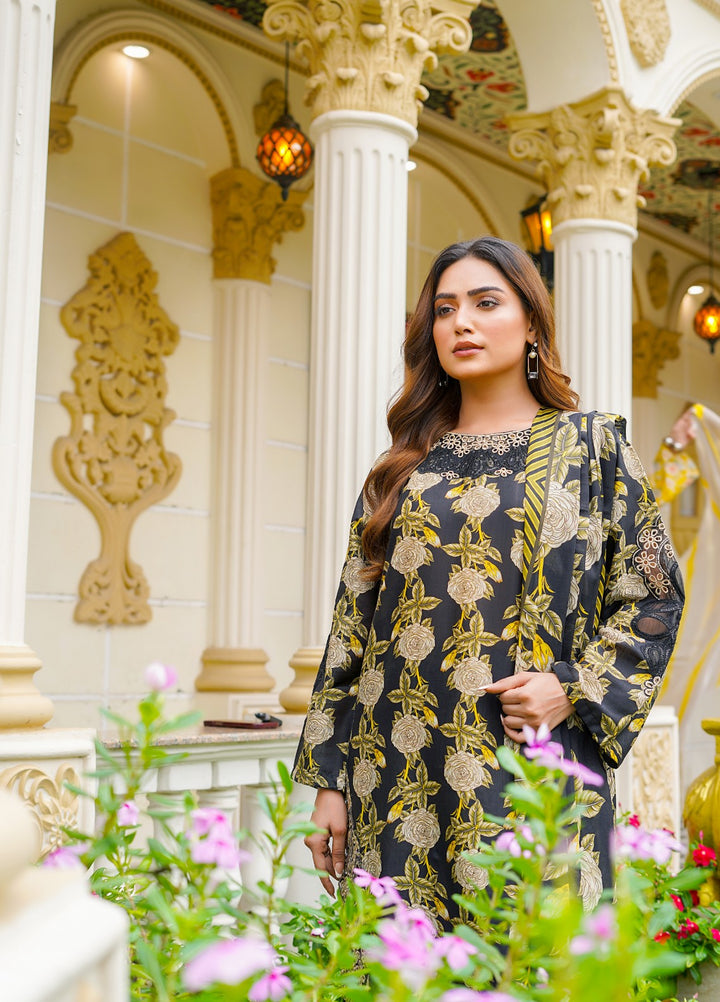 Rang E Gulposh Pret Embroidered Lawn 3 Piece Suit RNG-1210