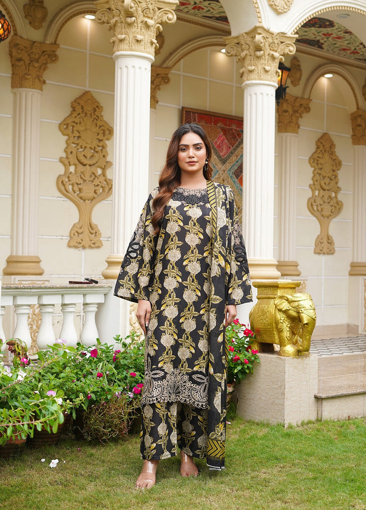 Rang E Gulposh Pret Embroidered Lawn 3 Piece Suit RNG-1210