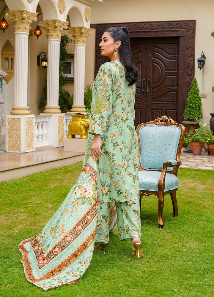 Rang E Gulposh Pret Embroidered Lawn 3 Piece Suit RNG-1211